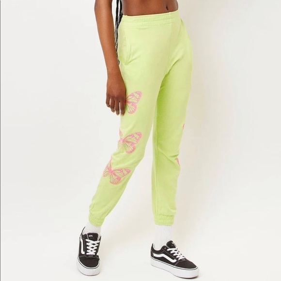 Frankies Bikinis Aiden Sweatpant Grass Size S NWT - Picture 2 of 14